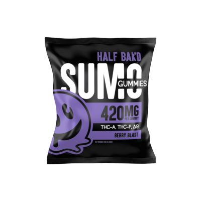 HALF BAKD D9 SUMO 10000+MG GUMMIES 420MG/PC 2CT 30PK