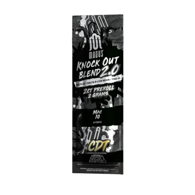 MODUS KNOCK OUT BLEND 2.0 2GM PREROLL 2CT 10PK CDT