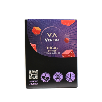 VENERA D9+TP 48000MG GUMMIES 600MG/PC 2CT 40PK
