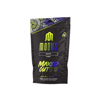 MODUS MAXED OUT D9 1000MG GUMMIES 50MG/PC 20CT BAG 1PK