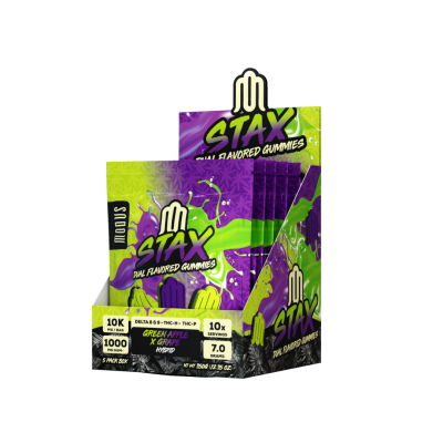 MODUS STAX DUAL FLAVORED 1000MG GUMMIES 10CT BAG