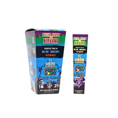 PIXIE DUST x NIRVANA EXOTIC PUFF POPZ 2GM TA PRE ROLLS 2CT/PK 12PK