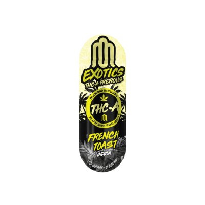 MODUS EXOTICS 3GM DIAMOND INFUSED TA PRE ROLLS 1.5GM/CT 2CT/PK 10PK