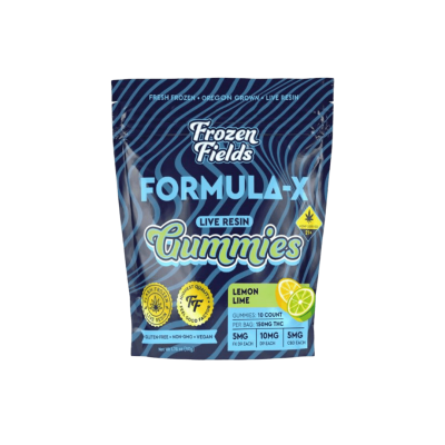 FROZEN FIELDS FORMULA-X 150MG THC GUMMIES 15MG/PC 5CT