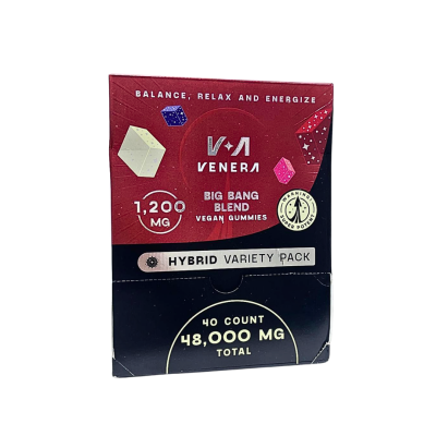 VENERA D9+TP 48000MG GUMMIES 600MG/PC 2CT 40PK