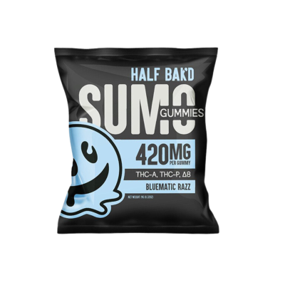 HALF BAKD D9 SUMO 10000+MG GUMMIES 420MG/PC 2CT 30PK