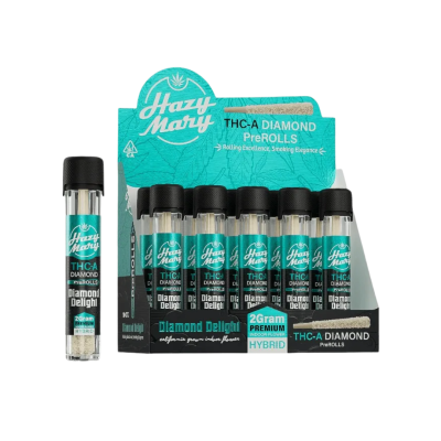 HAZY MARY TA 2GM DIAMOND PREROLLS 1CT/PK 10PK