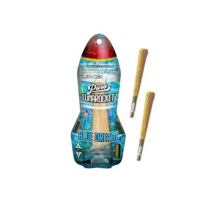 PURO LUNAROCKET D8 1.5GM PREROLLS 2CT 12PK