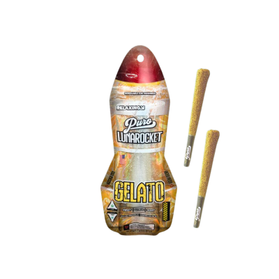 PURO LUNAROCKET D8 1.5GM PREROLLS 2CT 12PK