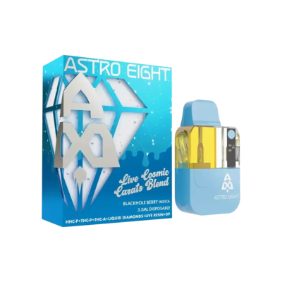 ASTRO EIGHT 3.5GM THC-A CARATS BLEND DIAMONDS LIVE RESIN DISPOSABLE