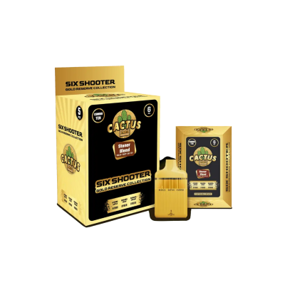 CACTUS LABS STONGER BLEND SIX SHOOTER GOLD RESERVE EDITION 6GM DISPOSABLE