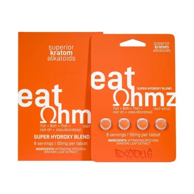 Exodus 7-OH + 8-OH + 11-OH + Red-OH + Pseudo Kratom Tablets