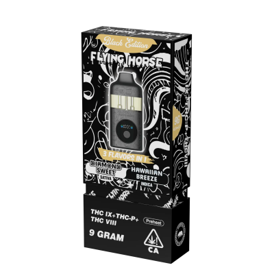 FLYING HORSE 9GM THC-A 3 IN 1 FLAV BLACK EDITION DISPOSABLE