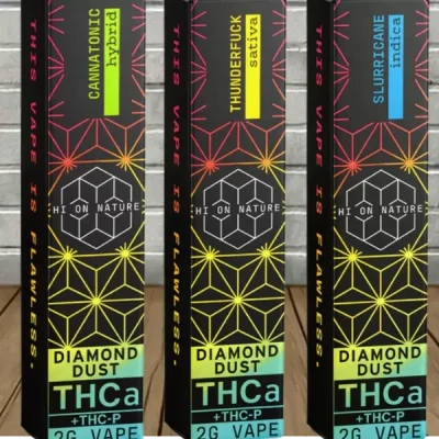HI ON NATURE THCA/THCP DIAMOND DUST DISPOSABLE