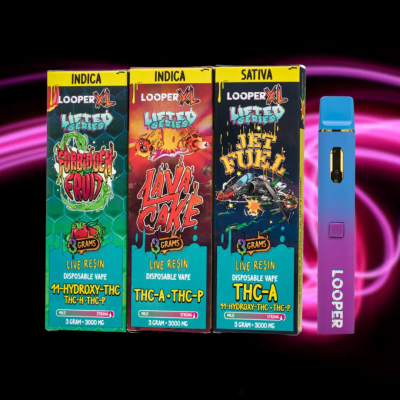 LOOPER LIFTED SERIES 3GM THC-A LIVE RESIN DISPOSABLE