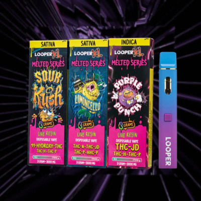 LOOPER XL MELTED SERIES 3GM THC-A LIVE RESIN DISPOSABLE
