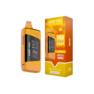 LOST THC V3 7.5GM THCA LIVE CONCENTRATE DISPOSABLE