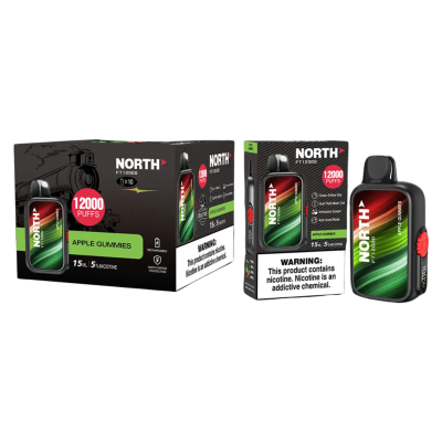 NORTH FT12000 PUFFS 0% NICOTINE DISPOSABLE