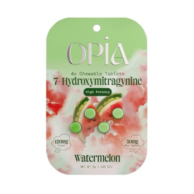 OPiA 7-OH Kratom Chewable Tablets, 30mg