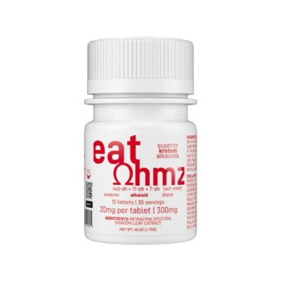 Ohmz Kratom Eat Red-OH + 11-OH + 7-OH Tablets
