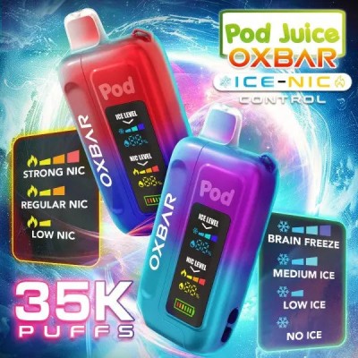 POD JUICE X OXBAR ICE-NIC CONTROL 35K DISPOSABLE 5%