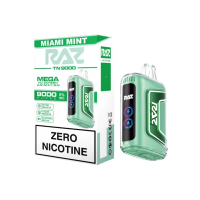 RAZ TN9000 MEGA 9000 PUFFS 0% NICOTINE DISPOSABLE