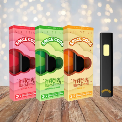 SPACE GODS LIT STICK 2GM THC-A DISPOSABLE