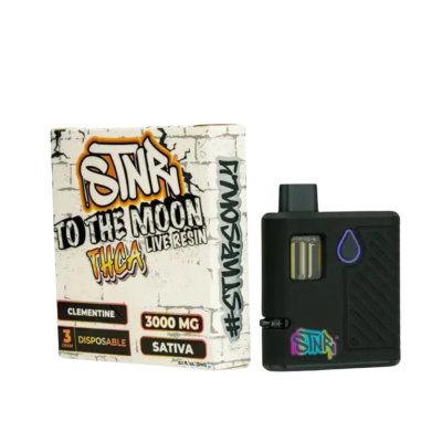 STNR TO THE MOON THC-A LIVE RESIN 3GM DISPOSABLE