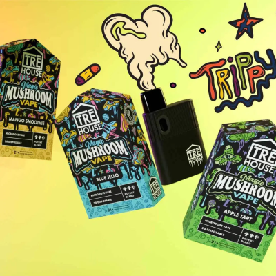 TRE HOUSE MAGIC MUSHROOM VAPE 2GM DISPOSABLE
