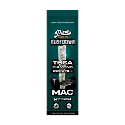 PURO EXOTICS BUSTDOWN TA 2GM DIAMOND PREROLL 10PK