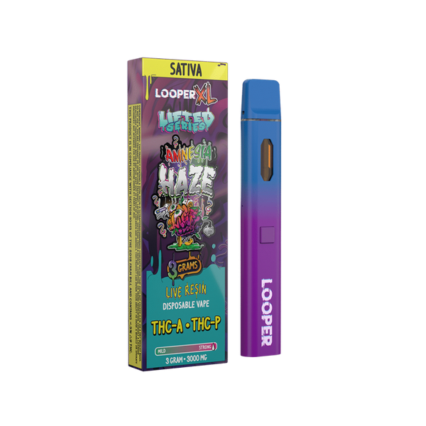 LOOPER LIFTED SERIES 3GM THC-A LIVE RESIN DISPOSABLE