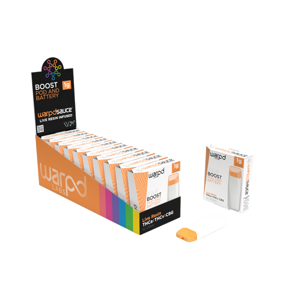 WARPD LABS 1GM POD AND BATTERY THC-A LIVE RESIN