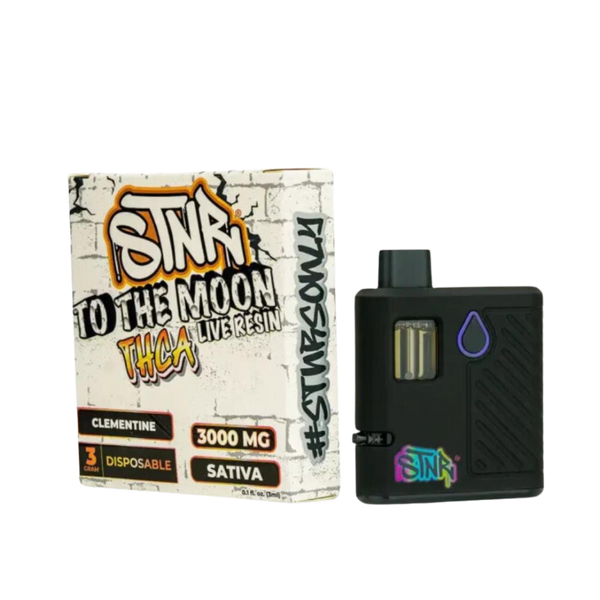 STNR TO THE MOON THC-A LIVE RESIN 3GM DISPOSABLE