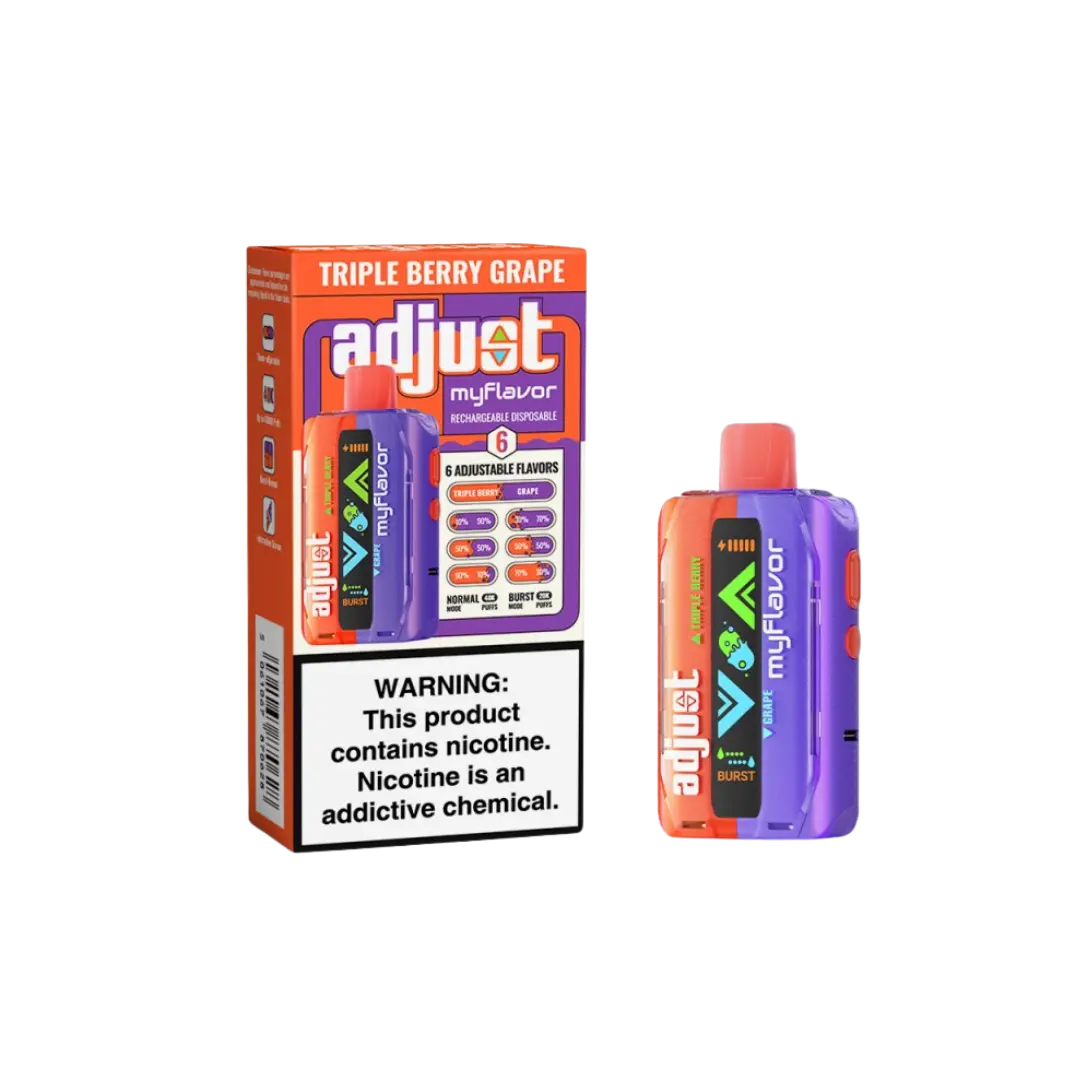 ADJUST MYFLAVOR 40K 5% DISPOSABLE VAPE ADJUST