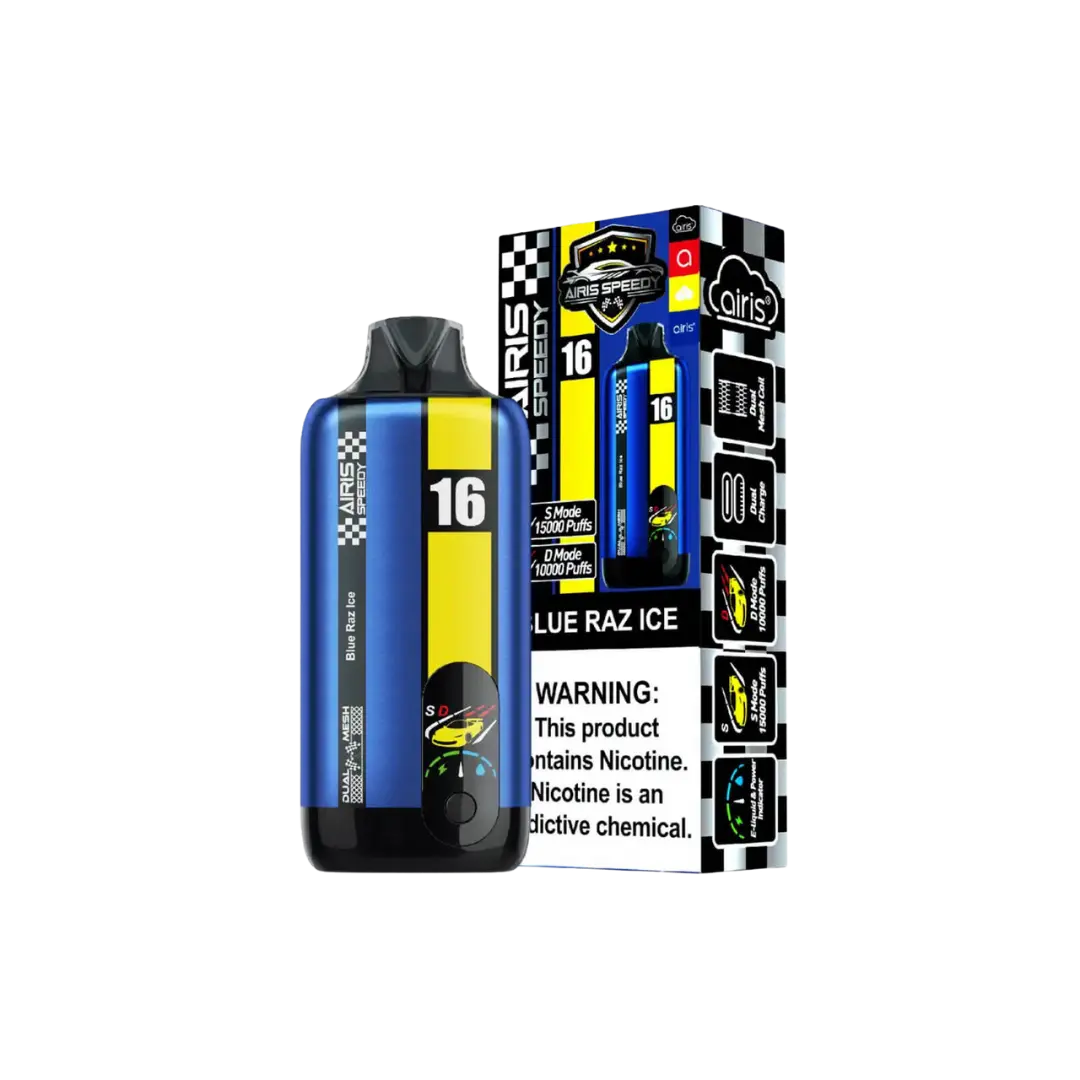 AIRIS SPEEDY 15000 PUFFS DISPOSABLE AIRIS