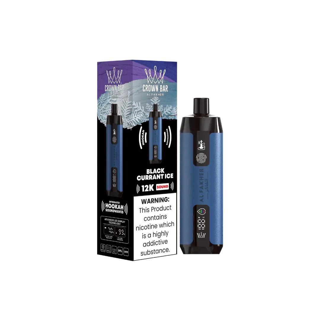 ALFAKHER CROWN BAR 12000 PUFFS DISPOSABLE AL FAKHER