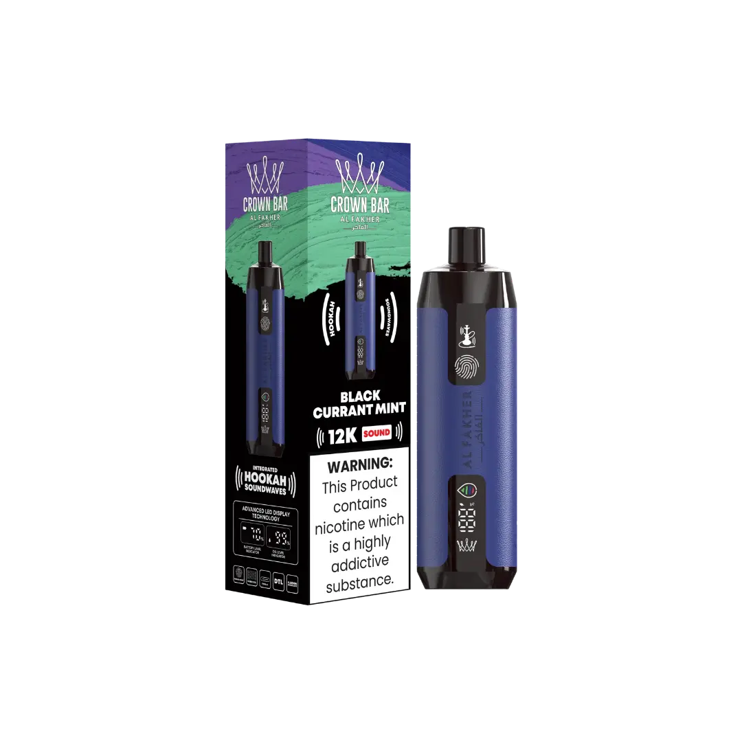 ALFAKHER CROWN BAR 12000 PUFFS DISPOSABLE AL FAKHER