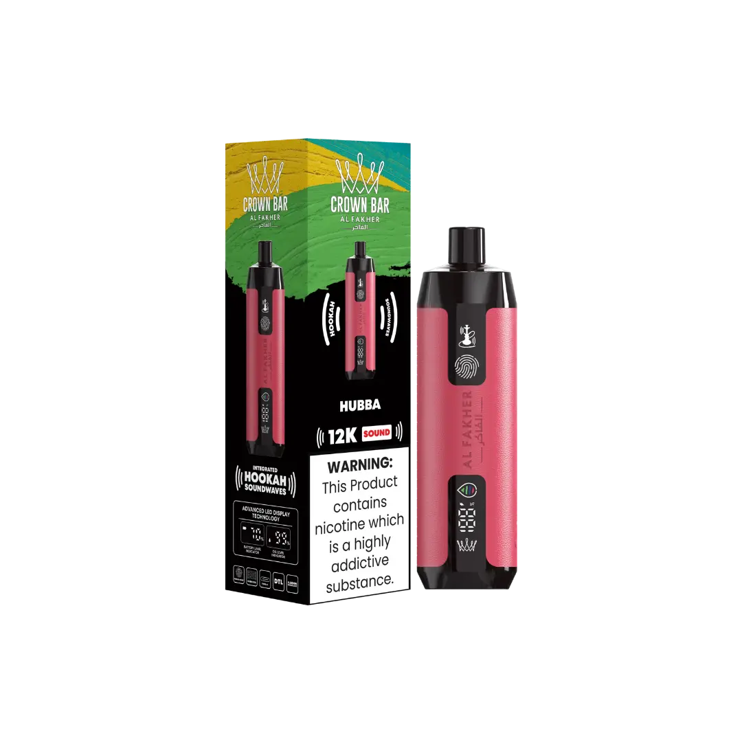 ALFAKHER CROWN BAR 12000 PUFFS DISPOSABLE AL FAKHER