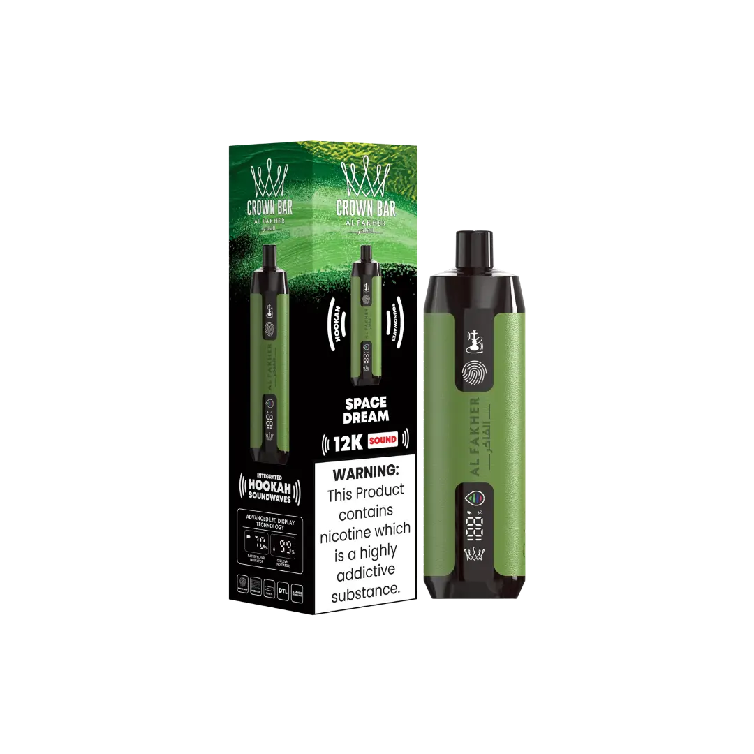 ALFAKHER CROWN BAR 12000 PUFFS DISPOSABLE AL FAKHER