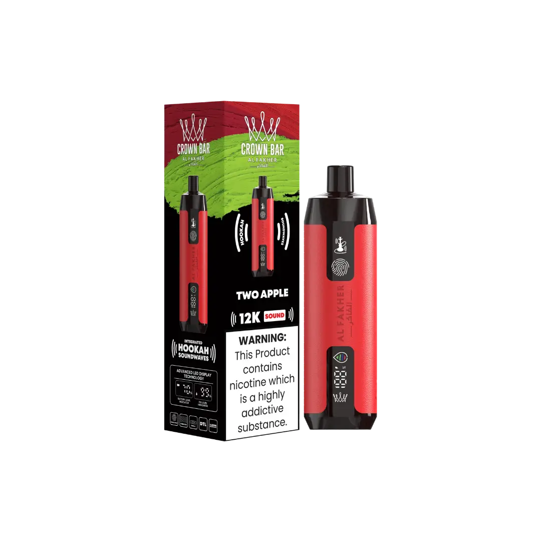 ALFAKHER CROWN BAR 12000 PUFFS DISPOSABLE AL FAKHER