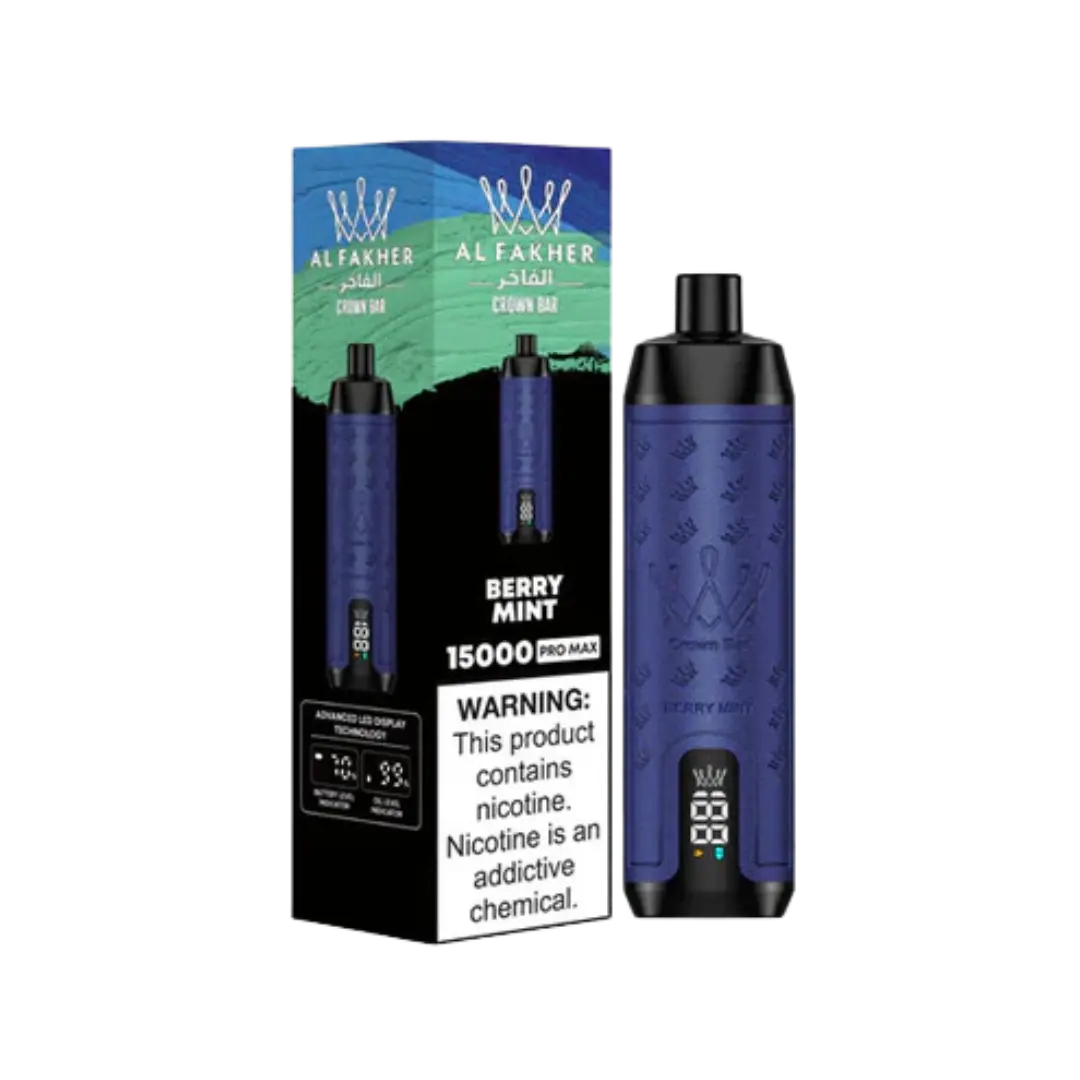 ALFAKHER CROWN BAR PRO MAX 15000 PUFFS DISPOSABLE AL FAKHER