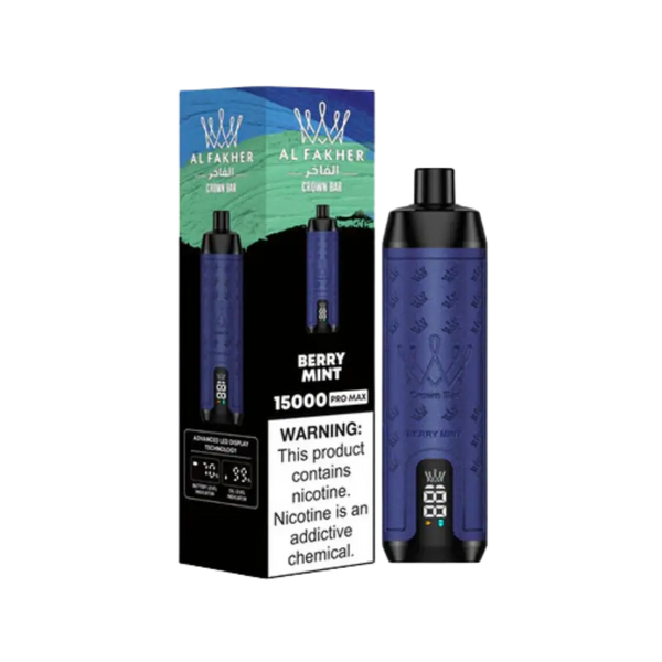 ALFAKHER CROWN BAR PRO MAX 15000 PUFFS DISPOSABLE AL FAKHER