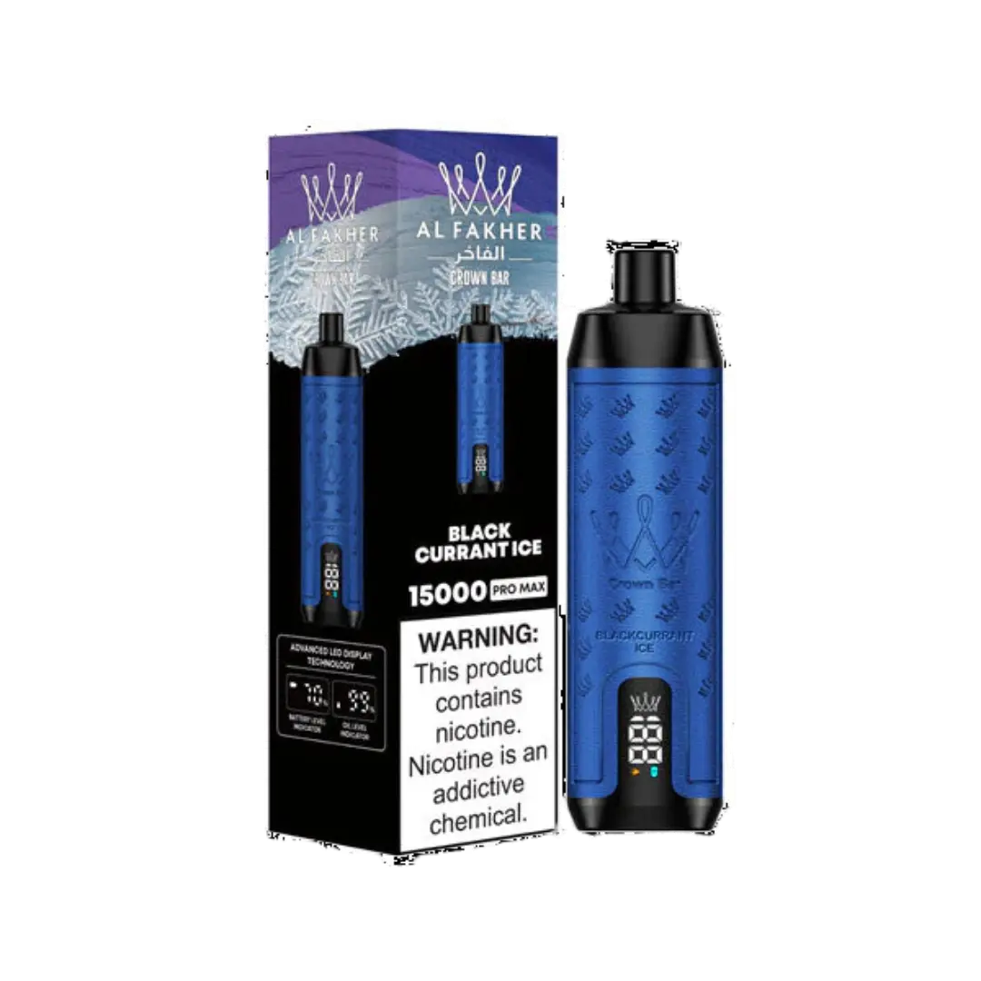 ALFAKHER CROWN BAR PRO MAX 15000 PUFFS DISPOSABLE AL FAKHER