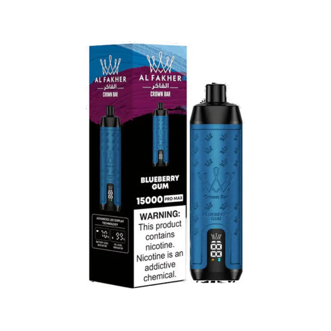 ALFAKHER CROWN BAR PRO MAX 15000 PUFFS DISPOSABLE AL FAKHER