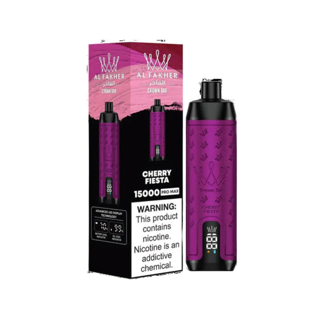 ALFAKHER CROWN BAR PRO MAX 15000 PUFFS DISPOSABLE AL FAKHER