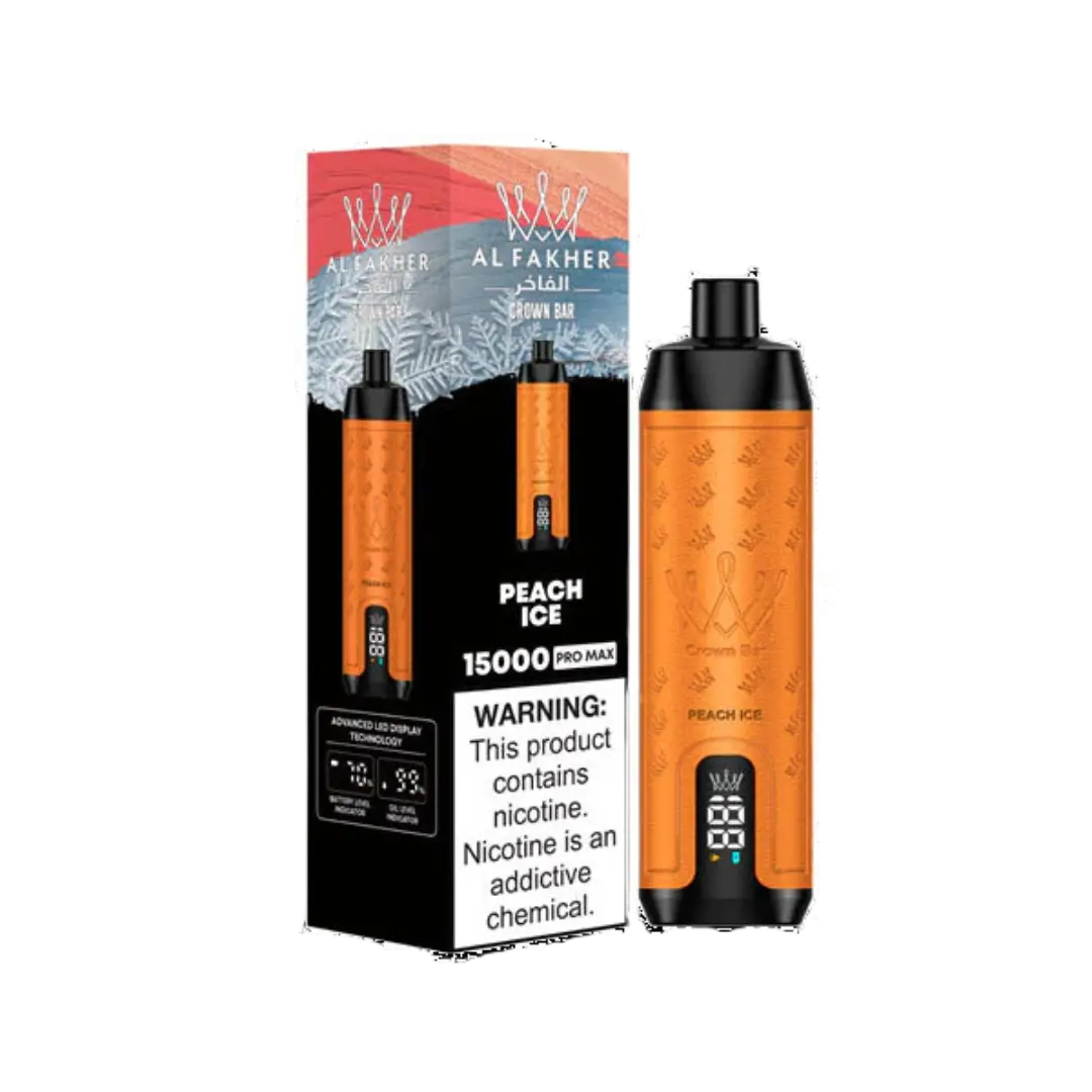 ALFAKHER CROWN BAR PRO MAX 15000 PUFFS DISPOSABLE AL FAKHER