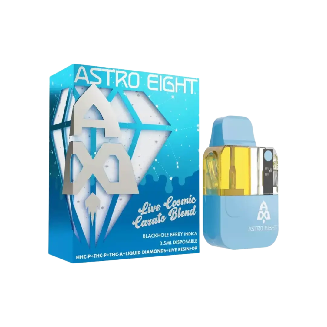 ASTRO EIGHT 3.5GM THC-A CARATS BLEND DIAMONDS LIVE RESIN DISPOSABLE ASTRO EIGHT