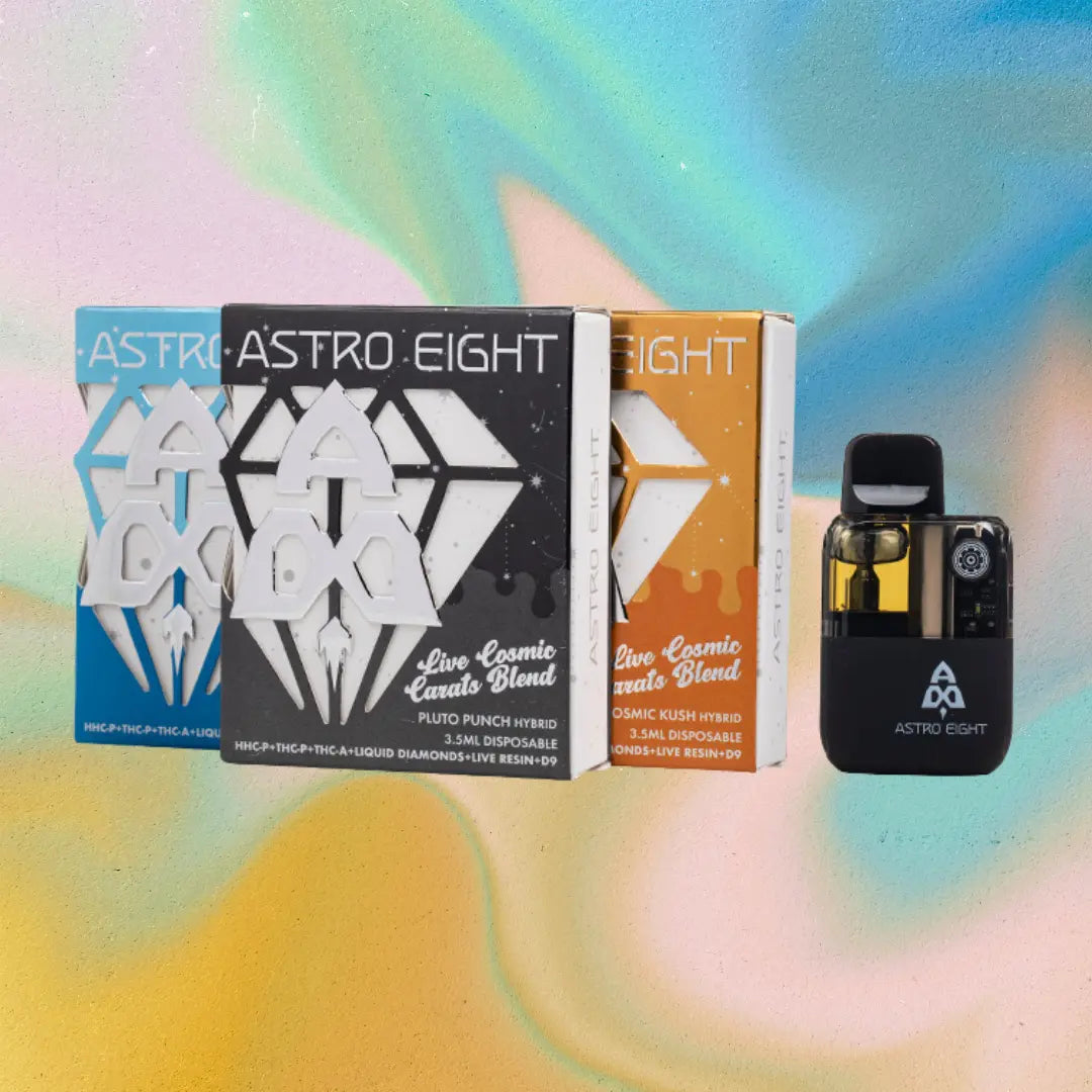 ASTRO EIGHT 3.5GM THC-A CARATS BLEND DIAMONDS LIVE RESIN DISPOSABLE ASTRO EIGHT