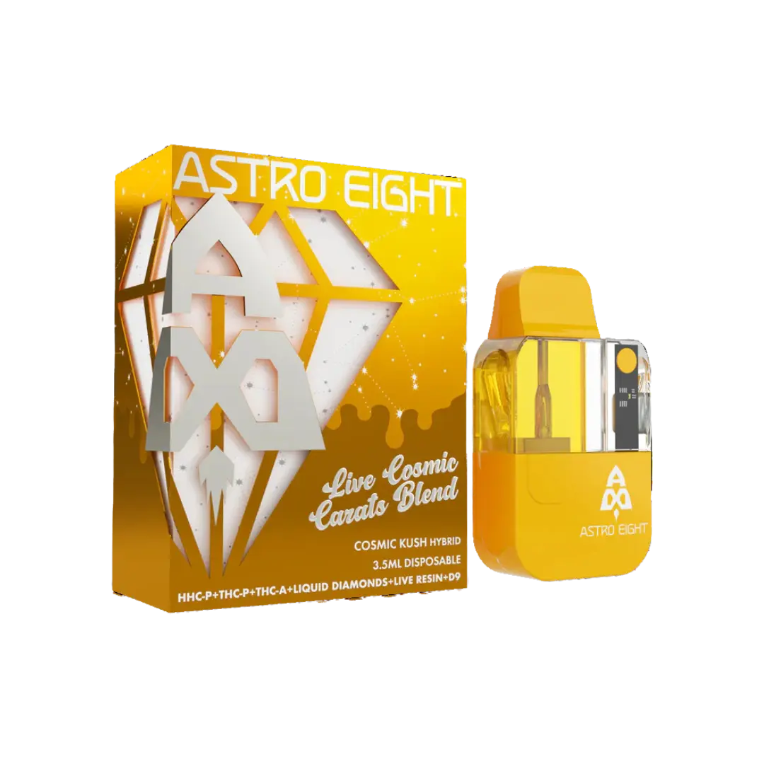 ASTRO EIGHT 3.5GM THC-A CARATS BLEND DIAMONDS LIVE RESIN DISPOSABLE ASTRO EIGHT