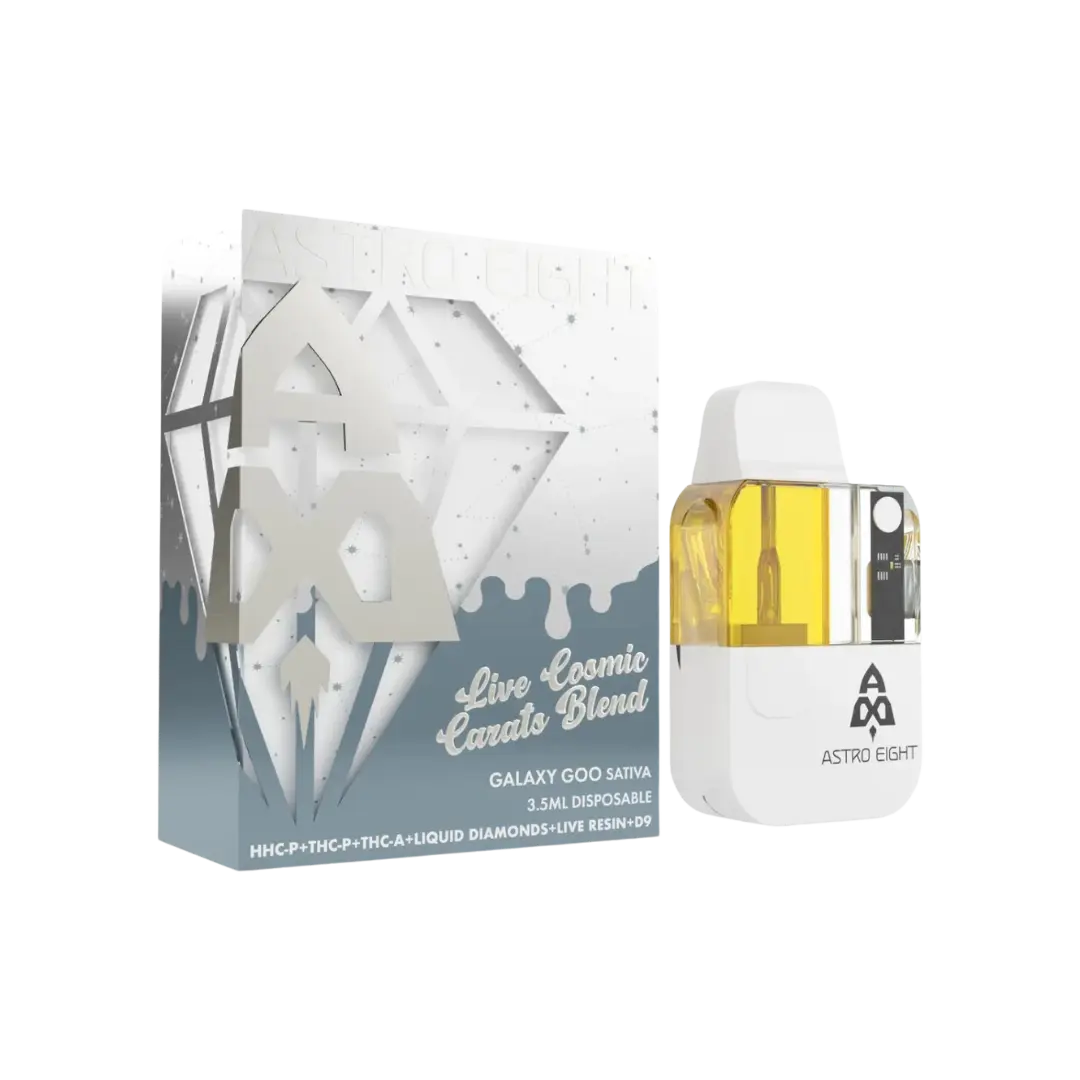 ASTRO EIGHT 3.5GM THC-A CARATS BLEND DIAMONDS LIVE RESIN DISPOSABLE ASTRO EIGHT